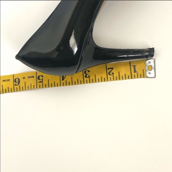 Tahari Regal Patent Leather Peep Toe Pumps - Picture 5 of 6